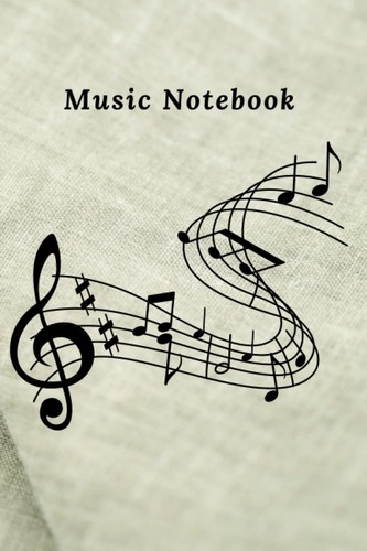 Music notebook paperback - music,