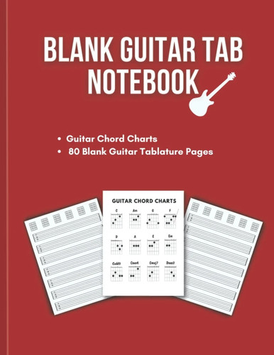 Blank guitar tab notebook - guitar,