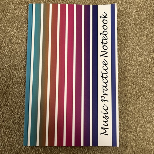 Music practice notebook brand