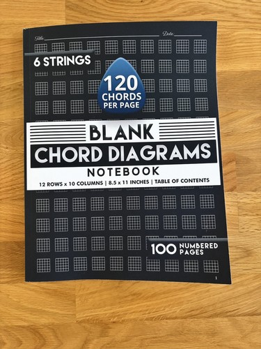 Blank chord diagram - diagram, notebook
