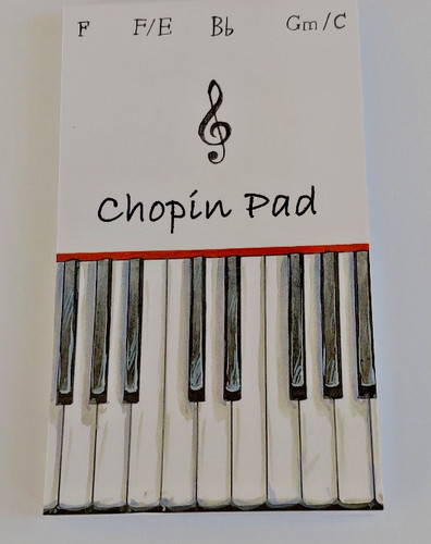 Notebook chopin pad pianist - chopin,