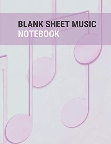 Blank sheet music notebook - sheet,