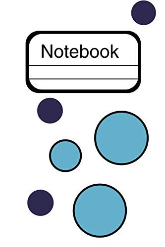 Notebook music sheet blue - notebook:,
