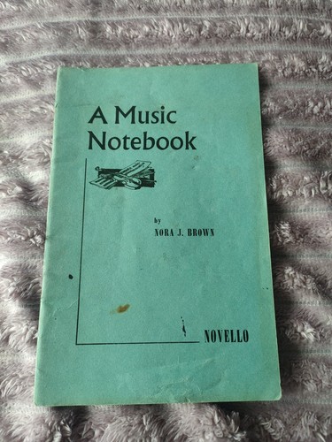 Music notebook nora j - a,