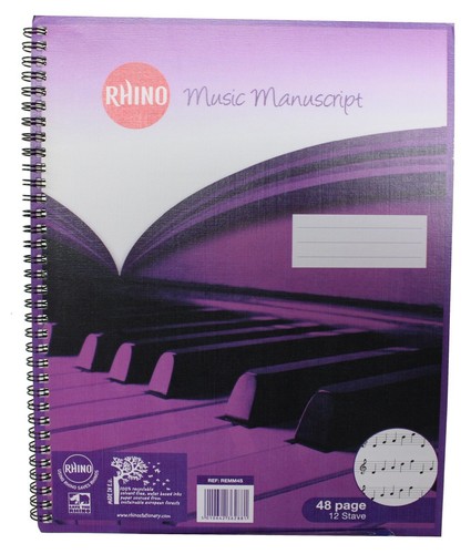 Rhino music manuscript wired - music,