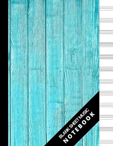Blank sheet music notebook - blank,