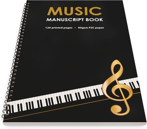 Music manuscript book - a4, 12