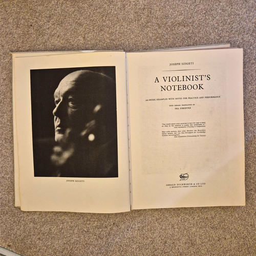 Joseph szigeti violinist s - joseph, a