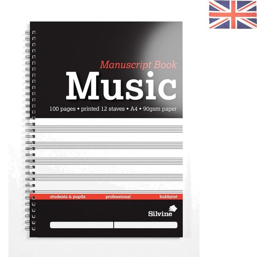 Refined music notebook - refined, a4