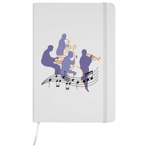 Band music ruled notebook - 'band, music'