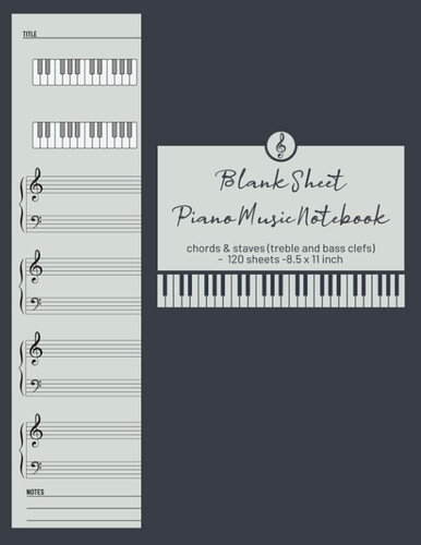 Blank sheet piano music - piano,