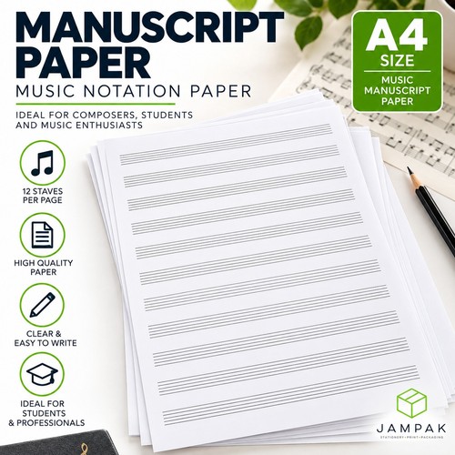 Manuscript paper stave - 12,