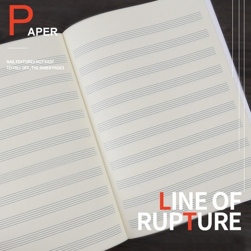 Music notebook blank - music,