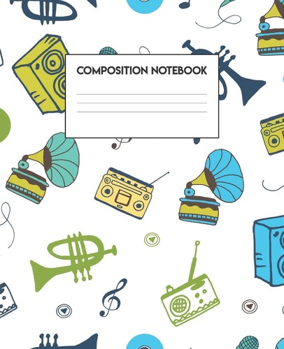 Composition notebook music - notebook:,