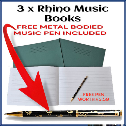 Staplebound music sheet - a5,