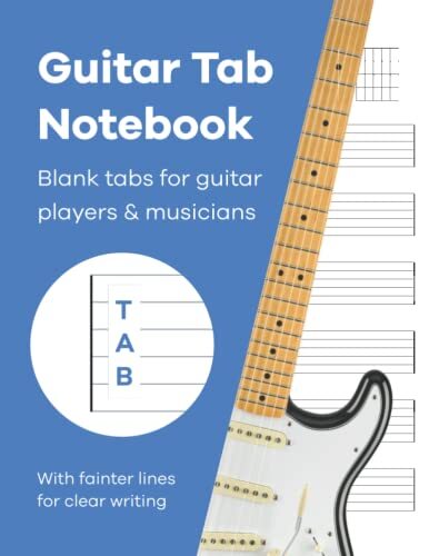 Guitar tab notebook blank - guitar,
